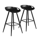 Cosy Furniture Stools 45 x 48 x 82 cm - B0131ZZC30 - Black/Grey - Like New