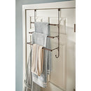 Franklin Brass 1-Pack Over the Door Hooks 3-Tier Towel Bar with Hooks 193153-CBZ - Brand New