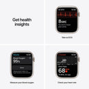 For Parts: APPLE WATCH 7 GPS45mm STARLIGHT ALUMINUM STARLIGHT SPORTS CANNOT BE REPAIRED