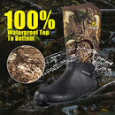 DRYCODE Rubber Mid Calf Rain Boots Durable Waterproof Black/Brown/Camo Size 12 - Like New