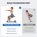MERACH DEEP SQUAT MACHINE WOMEN ADJUSTABLE GLUTES TRAINER MACHINE - BLACK/RED - Like New