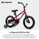 Chipmunk Galaxia 14in Wheel Bicycle RB14B-6.1R - Red - Brand New