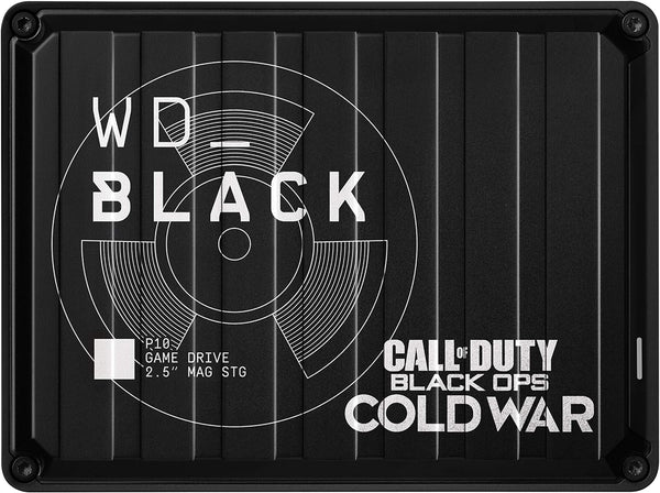 WD BLACK 2TB P10 Game Drive Call of Duty Special Edition Portable External HDD Like New