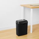 Amazon AS662C Basics 6 Sheet Cross Cut Paper Card Shredder, 3.8 Gallons - Black - Like New