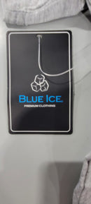 BLUE ICE MEN'S SHORT SLEEVE CREW NECK CLASSIC T-SHIRT SIZE: MEN L - HEATHER GRAY - Brand New