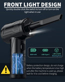 Jicawz Powerful Compressed Air Duster, 3-Speeds, 8000mAh, CV22-PRO - Black - Like New
