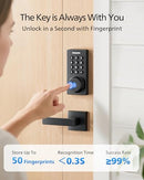 PHILIPS WIFI KEYPAD DOOR LOCK HANDLE APP REMOTE CONTROL DDL242X-1HW-L - BLACK - Like New