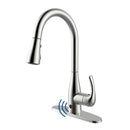 BIO BIDET FLOW TOUCHLESS KITCHEN FAUCET UP-7000BN - BRUSHED NICKEL - Like New