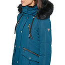 GUESS WOMEN'S LONG ANORAK COAT SIZE: WOMEN L TEA - Brand New