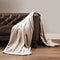NORTHWEST STORE ASHFORD HOME COZY WARMWELL BLANKET MOONLIGHT TAUPE - FULL - Like New