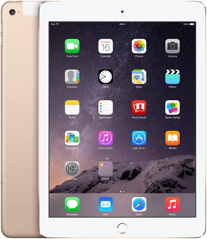 APPLE IPAD AIR 9.7" 2ND GENERATION 128GB WIFI CELLULAR MH332LL/A - GOLD Like New