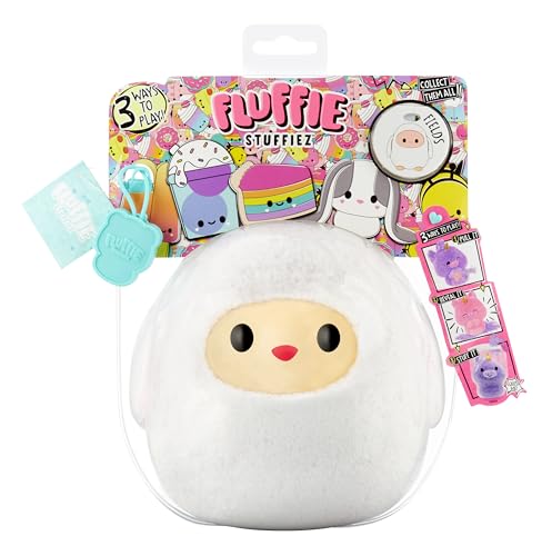 Fluffie Stuffiez Sheep Small Collectible Feature Plush - Surprise, Reveal, Unbox - Brand New