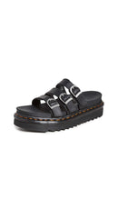 25456001 DR MARTENS WOMEN'S BLAIRE SLIDE BLACK HYDRO - SIZE 11 (AU/UK W9) - Brand New