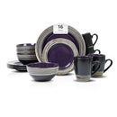 HomeVss 16 Piece Dinnerware Set, Ceramic Plates and Bowls Sets for 4 - Like New