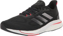 GW9107 Adidas Men's Supernova Running Shoe Black/Night Metallic/Impact Orange 9 - Like New