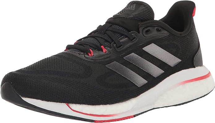 GW9107 Adidas Men's Supernova Running Shoe Black/Night Metallic/Impact Orange 9 - Like New