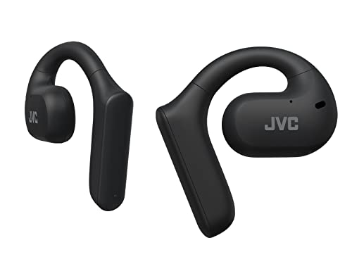 JVC NEAR PHONES OPEN EAR TRUE WIRELESS HEADPHONES 16MM DRIVERS - HANP35TW- BLACK - Like New