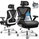 ESTEVO 750LBS ERGONOMIC OFFICE CHAIR,UPGRADE BIG AND TALL OFFICE CHAIRS BLACK - Like New