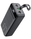 NUXGAL POWER PORTABLE CHARGER 60000MAH POWER BANK - 22.5W FAST CHARGING - BLACK - Like New