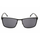 CARRERA RECTANGULAR SUNGLASSES - BLACK FRAME, GRAY LENSES - Scratch & Dent
