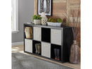 Better Homes and Gardens 6-Cube Organizer, gray - Like New