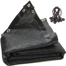 90% Black 10ft x 20ft High Density Fabric Shade Sun Shade Cloth Shade Mesh - Brand New