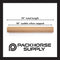 Packhorse Supplies Mailing Tubes with Caps 3" x 18" - 1-Pack KRAFT - Brand New