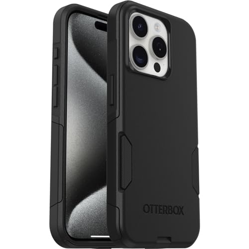 OTTERBOX IPHONE 15 PRO ONLY COMMUTER SERIES CASE, SLIM & TOUGH - BLACK - Like New