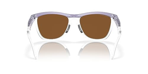 Oakley OO9289 Frogskins Hybrid Round Sunglasses Matte LILAC/CLEAR/VIOLET LENSES - Like New