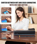 CHILINO 13 INCH LAMINATOR MACHINE A-3 9-IN-1 THERMAL LAMINATOR - GLOSSY BLACK - Like New