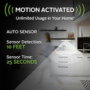 BELL + HOWELL LED Under Cabinet Lighting Motion Sensor 8644 - White - Like New
