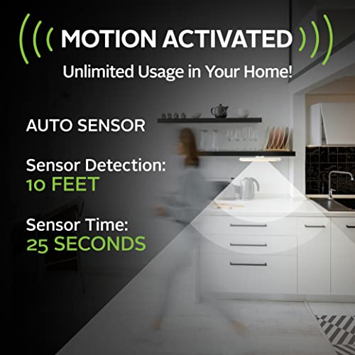 BELL + HOWELL LED Under Cabinet Lighting Motion Sensor 8644 - White - Like New