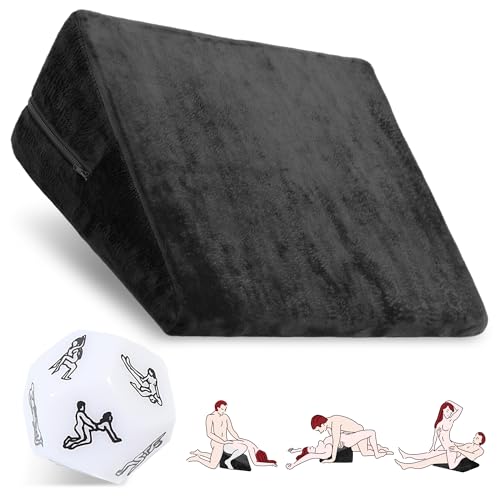 BREMENTREY Sex Pillow Wedge Position Pillow Sex Furniture Foam Sex Cushion Dice - Like New