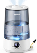 Homvana H101 Humidifiers for Bedroom Home, 3.6 L Cool Mist Top-Fill - Grey - Like New