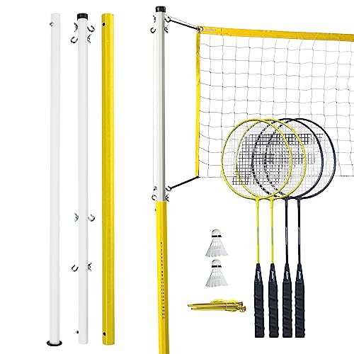 FRANKLIN SPORTS, Outdoor Backyard, Beach Badminton Set, 52632X,  Adults Kids - Like New