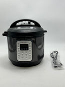 Instant Pot DUO Viva DUOVIVA6QT 6 Quart Electric Pressure Cooker - BLACK - Like New