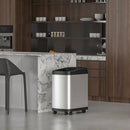 ELLO&ALLO 13 GALLON TOUCHLESS KITCHEN TRASH CAN - STAINLESS STEEL - Like New
