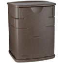 1828823 Rubbermaid Small Resin Outdoor Storage Deck Box (19 Gal) Mocha - Like New