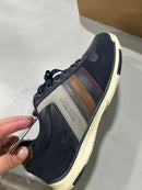 ARRIGO BELLO SNEAKERS MEN CASUAL SHOES LOW TOP WALKING SHOES - SIZE: 11.5 - BLUE - Like New