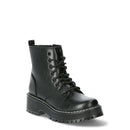 NO BOUNDARIES WOMEN'S COMBAT BOOTS - SIZE: WOMEN 9 - BLACK - Like New