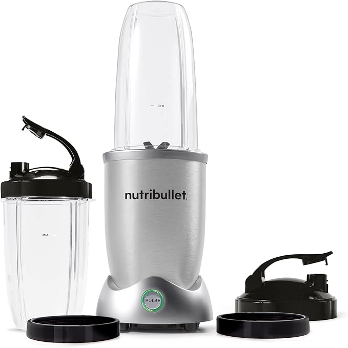 NutriBullet Pro+ 1200W personal blender pulse function NB-207 - Silver Like New