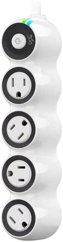 360 Electrical PowerCurve 4 ft. 4-Outlet Rotating Surge 360552-5CA4ES-C1 - White Like New