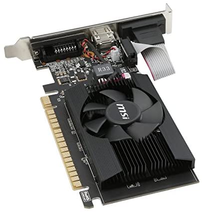 MSI Gaming GeForce GT 710 2GB GDRR3 64-bit Graphics Card GT 710 2GD3 LP - Like New