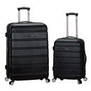 Rockland Melbourne Hardside Expandable Spinner Wheel Luggage, 2 Piece (20/28) - Like New