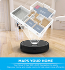 iHome AutoVac Nova S1 (2nd Gen) Robot Vacuum LIDAR Navigation Remote Control - Like New