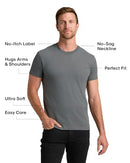 True Classic Mens T-Shirts – Short Sleeve Crew Neck CARBON M - Like New