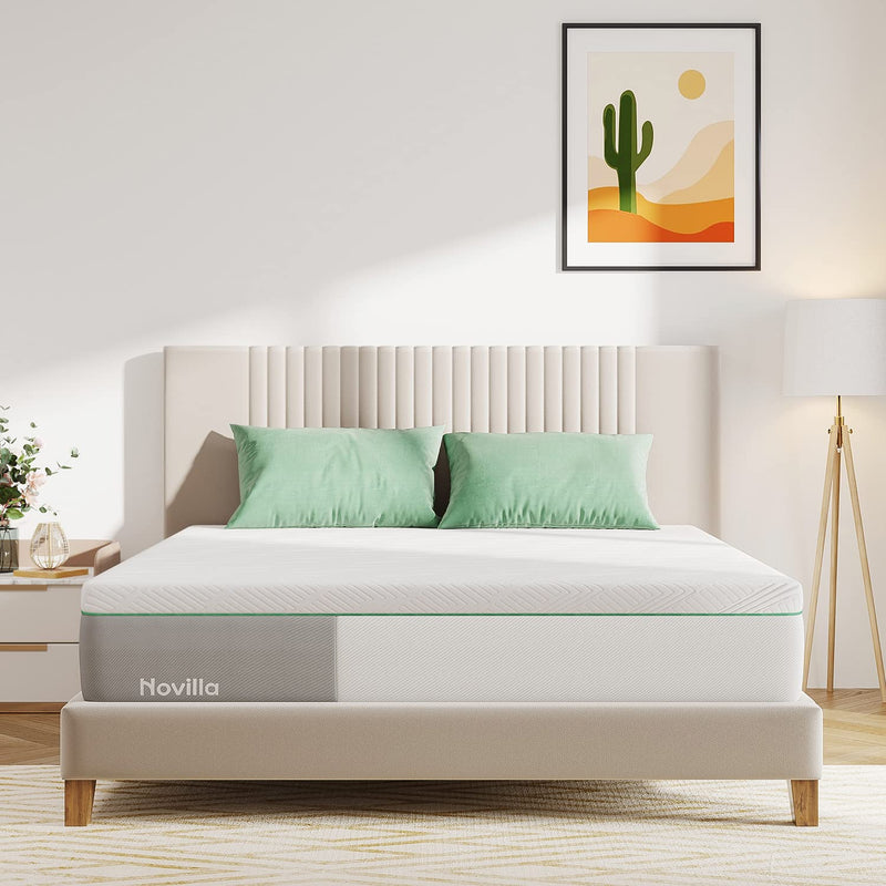 Novilla King Size Mattress, 12 Inch Gel Memory Foam King Mattress - Like New