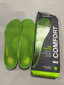 SUPERFEET RUN SUPPORT HIGH ARCH INSOLES 9.5-11 MEN / 10.5-12 WOMEN - CITRON - Like New
