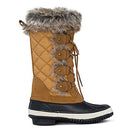 HZSTAY Women's Cow Suede Leather Boots Warm Waterproof Mid Calf Duck Size: 10 - Like New