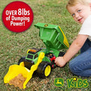 JOHN DEERE MOTORIZED DIG RIG 2-IN-1 DUMP TRUCK FRONT LOADER 470273 - GREEN - Brand New